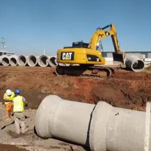 drenagem para obras industriais