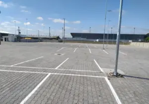 pavimentação de pátio industrial