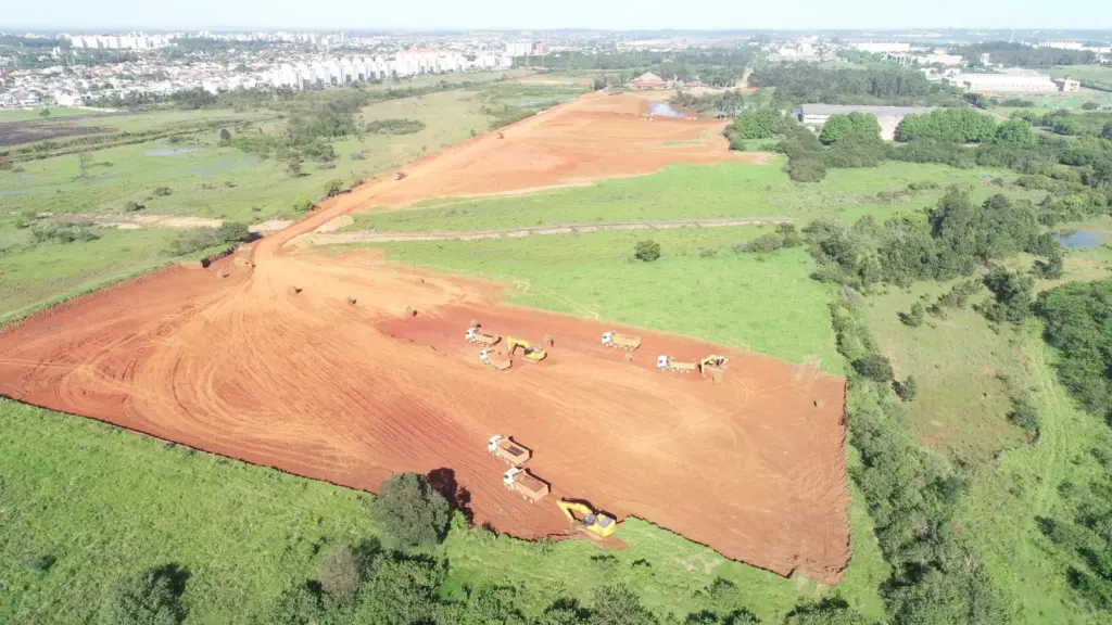 serviço de terraplanagem