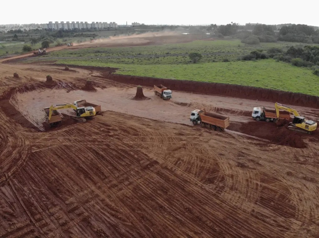 terraplanagem para galpões